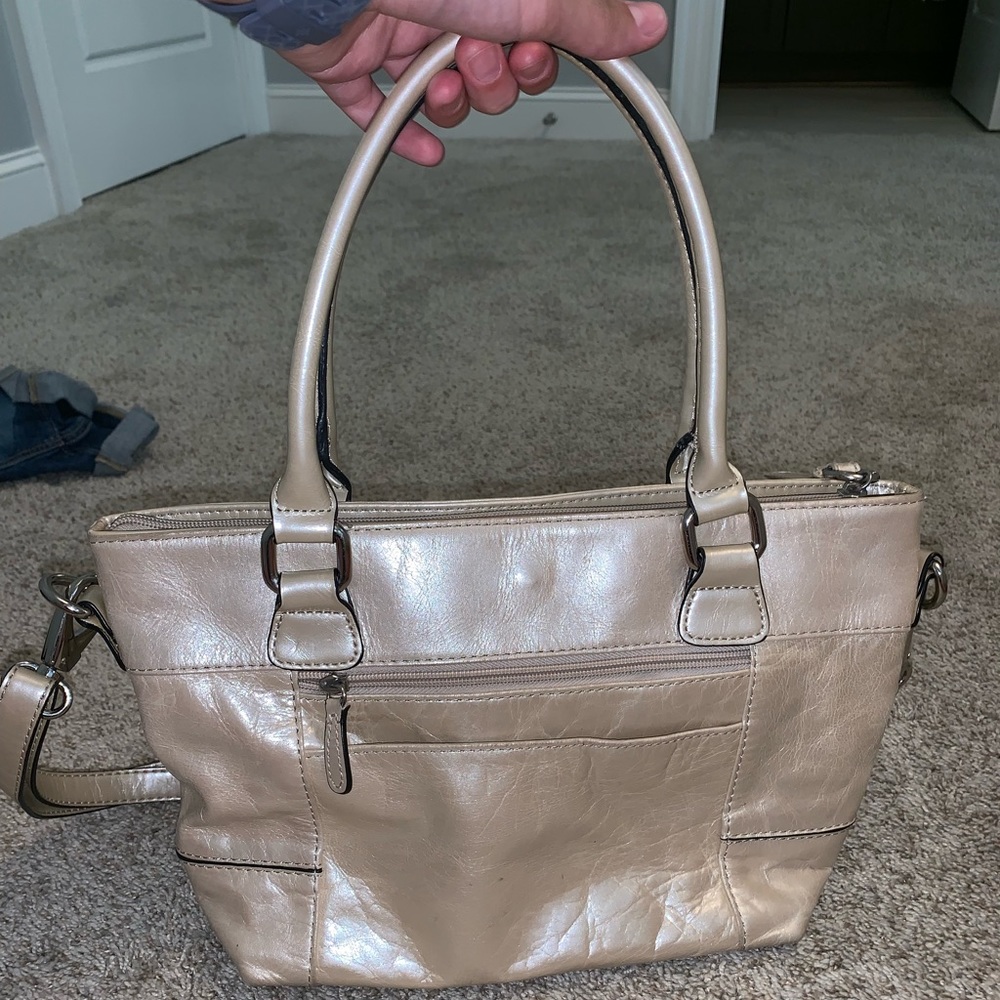 Shiny Gold Giani Bernini Purse